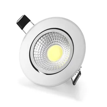 10ШТ Супер Ярък Димиране на Led лампа COB Хирургична Лампа 5 W 7 W 9 W И 12 W вградени led точка осветление Лампа за Вътрешно Осветление