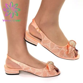 2021 г., най-новият Дамски обувки размер плюс, Елегантни дамски Обувки на ток с кристали, Луксозни Дамски Обувки, Нови Модни Дамски официални обувки-лодка със затворени пръсти На Ток-