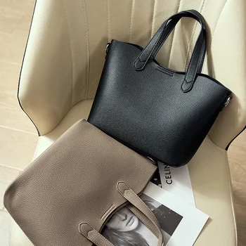 2022 Есенно-зимна дамска чанта за отдих, Реколта чанта-месинджър От телешка кожа, чанта през Рамо, с Модерна дамска чанта на рамото