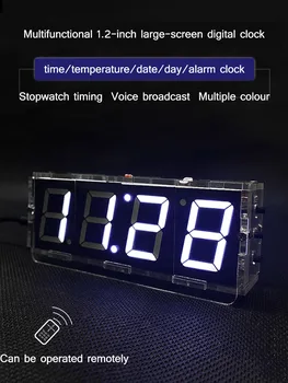 2022 Нови Електронни Часовници Светлинна Температура на LED електронен нощни alarm clock направи си САМ ръчно изработени творчески подарък