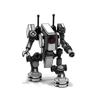 8 СМ Кожа на Бойните Действия Война Войници, Роботи Модел за Сглобяване на Малки Частици Строителни Блокове Забавни Играчки За Деца Тухли