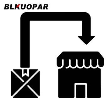 BLKUOPAR за Постпроизводства Иконата на Автомобилни Стикери JDM автоаксесоари Vinyl Стикер за Автомобил Campervan Сноуборд Защита От Драскотини