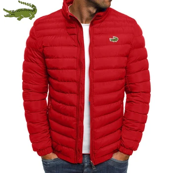 Cartelo-Chaqueta de esqui acolchada gruesa y para hombre, chaqueta ligera acolchada против релено de plumon para invierno