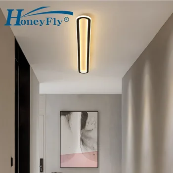 HoneyFly Лекота Led Тавана Лампа 40/60 см 220 В, с монтиран на стената Лампа Правоъгълна Спалня Проход, Коридор, Балкон Входна Повърхност