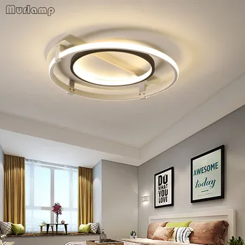 Murlamp модерен минималистичен led тавана лампа за спалня, хол, детска творческа личност, кръгла led тавана лампа На 90-260 В