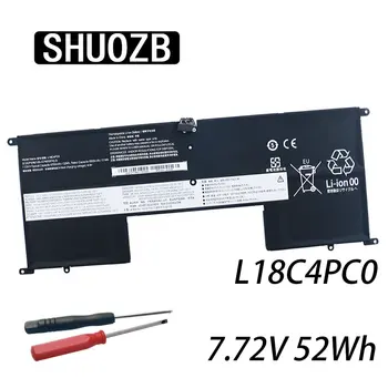 SHUOZB L18M4PC0 L18C4PC0 Батерия за лаптоп Lenovo YOGA S940-14IWL S940-81Q7 5B10T07385 5B10T07386 7,72 В 52Wh 6755 ма Безплатни Инструменти