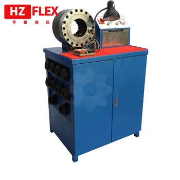 Автоматична машина за запресоване на маркучи HZ-50 за пресоване на хидравлични маркучи с работно бюро