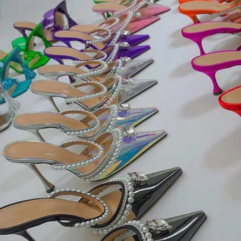 Дамски обувки, Модерни Обувки, Дамски Сандали, Сладък дамски Модни Сандали на ниска пета
