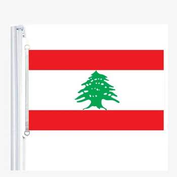 Знаме на Ливан, 90*150 см, 100% полиестер, банер реклама, Дигитален печат