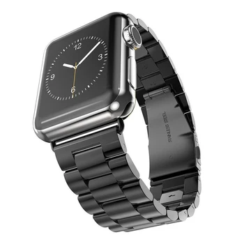 Каишка За Apple Watch band 44 мм 42 мм iwatch 38 мм 40 мм верижка от неръждаема Стомана, Каишка За Часовник Apple watch 5 4 3 se 6 7 41 45 мм