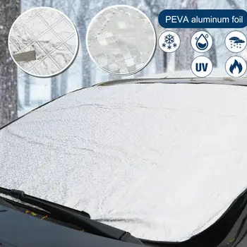 Колата Сгъсти Калъф Зимата На Предното Стъкло, Защита От Замръзване Аксесоари Авто Външен Козирка Протектор Непромокаем