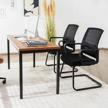 Комплект от 2 Конферентни столове със средна Вкара стол Конферентен стол с Лумбална опора Офис Стол