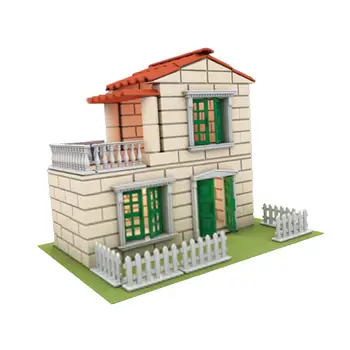 Моделиране на DIY Мини-Къщата на Строителен Комплект Предучилищното Образование Играчка за Момичета Момче