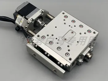 Мотор ъглова плъзгаща се маса Оптичен маса фина настройка на KHOTSU SA07A-R2T точността на 1 микрон