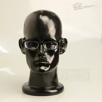 Нов прием!! Висококачествен мъжки манекен от фибростъкло голям размер, главата на Манекена за очила, шапки и слушалки, 6 цвята