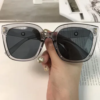 Нови Модни Слънчеви очила за лифтинг на лицето, Слънчеви Очила Дамски Анти-uv ins Модни Чисти Червени Очила