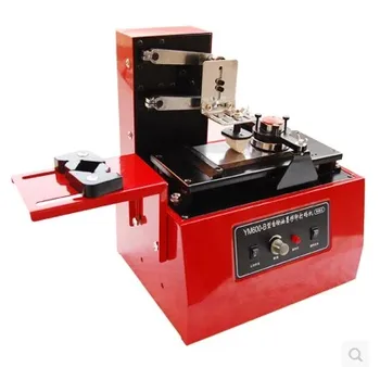 Печатна машина настолна електрическа печатна машина принтер тампон за печат на лого датата на продукта малък + печка Клише + гумена подложка