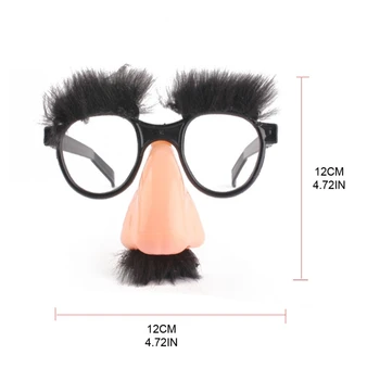 Пластмасови очила с Голям Нос Играчка за Деца / Възрастни за Облекчаване на Стреса Доставя Пластмасова Играчка с по-Тънък Материал