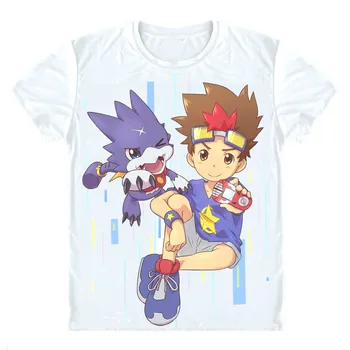 Тениски Dejitaru Monsuta Digimon, Ризи с Къс Ръкав в различни стилове, Digimon Xros Wars, Digimon Fusion, Риза за Cosplay Kurosu Wozu