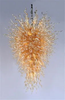 Търговия На Едро С Декориране На Дома Формовъчни Стъклени Полилеи Артистичен Дизайн Светлинното Устройство Led Лампи
