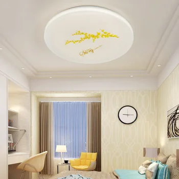 Ултратънък led тавана лампа модерна минималистичная креативна хол индивидуалност романтична сватбена стая кръгла лампа за спални
